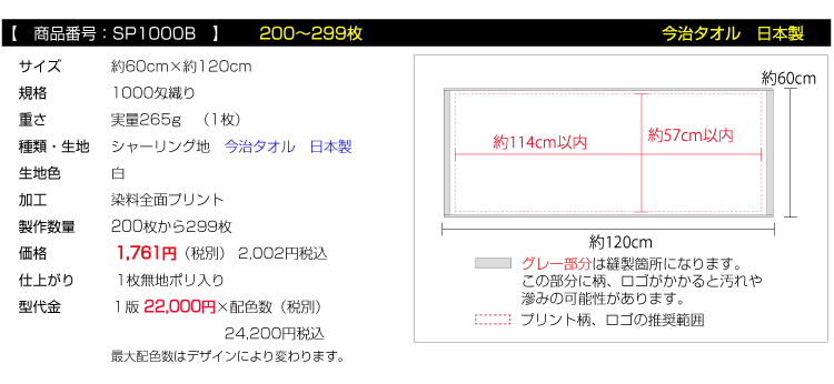 バスタオル200枚から299枚